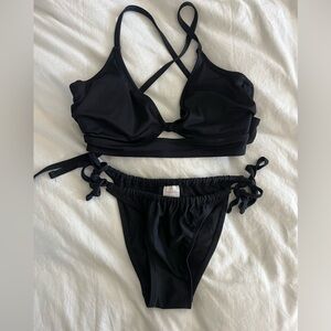 Xhilaration Black Women's Bikini Set